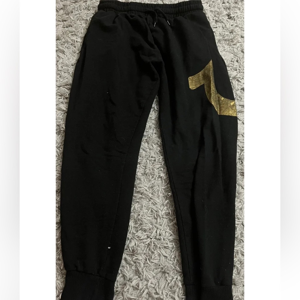 True Religion black jogger sweatpants